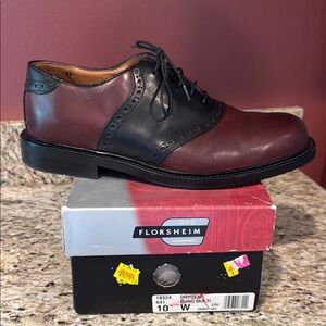 Florsheim Brown and Black Oxford Dress Shoes